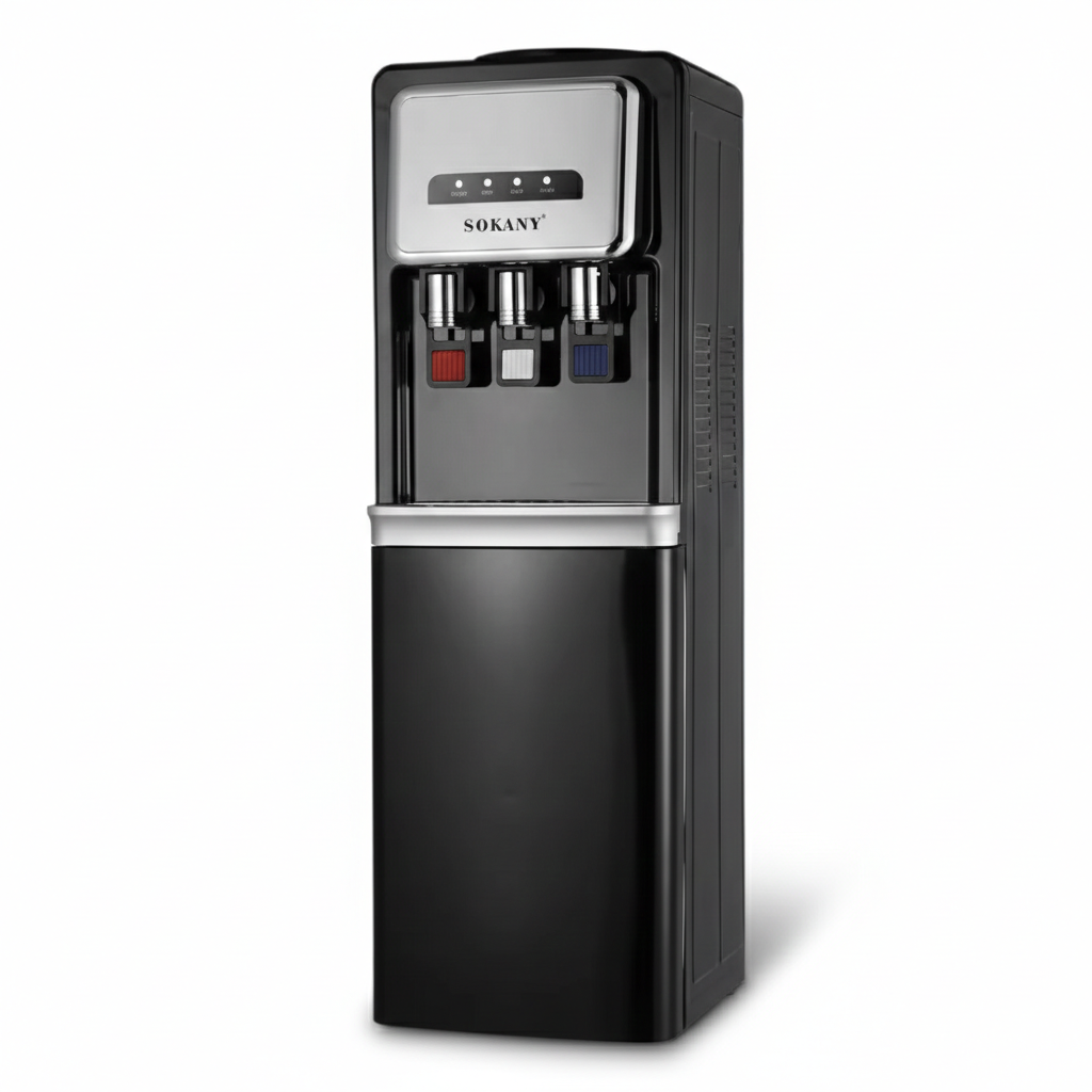 3 Taps Water Dispenser + Refrigerator كولر ماء مع براد