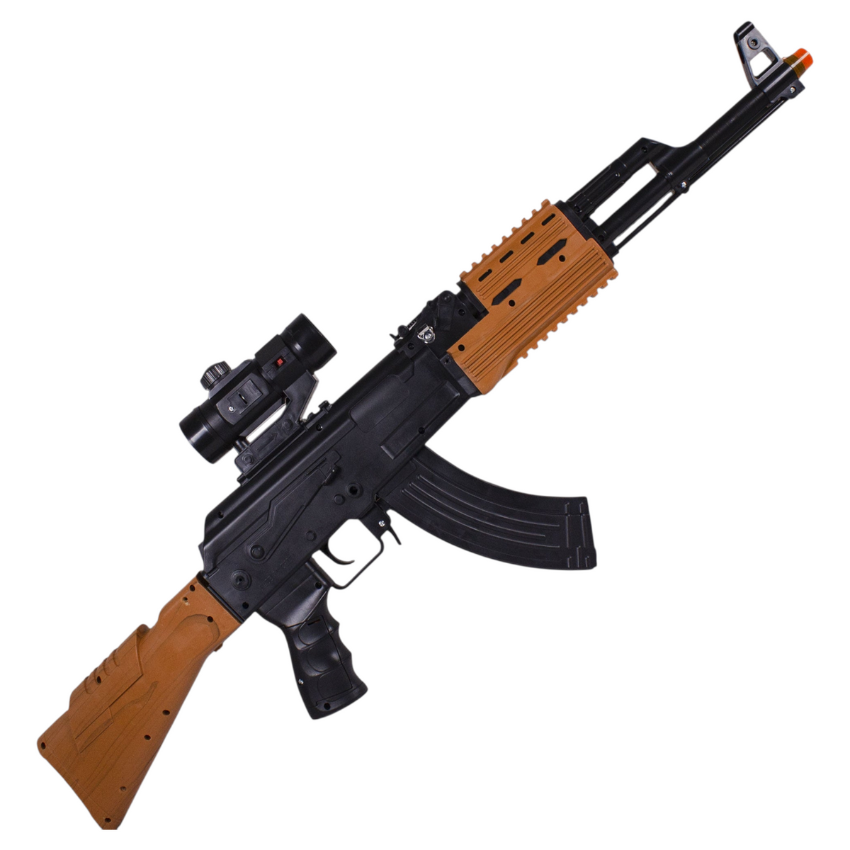 Sound & Light Vibration Rifle AK47 باروة بطارية صوت