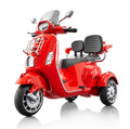 Double Seats 12V Vespa Ride-On Motor Bike