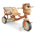 Two Seats Double Tricycle With Music بسكليت ٣ دواليب