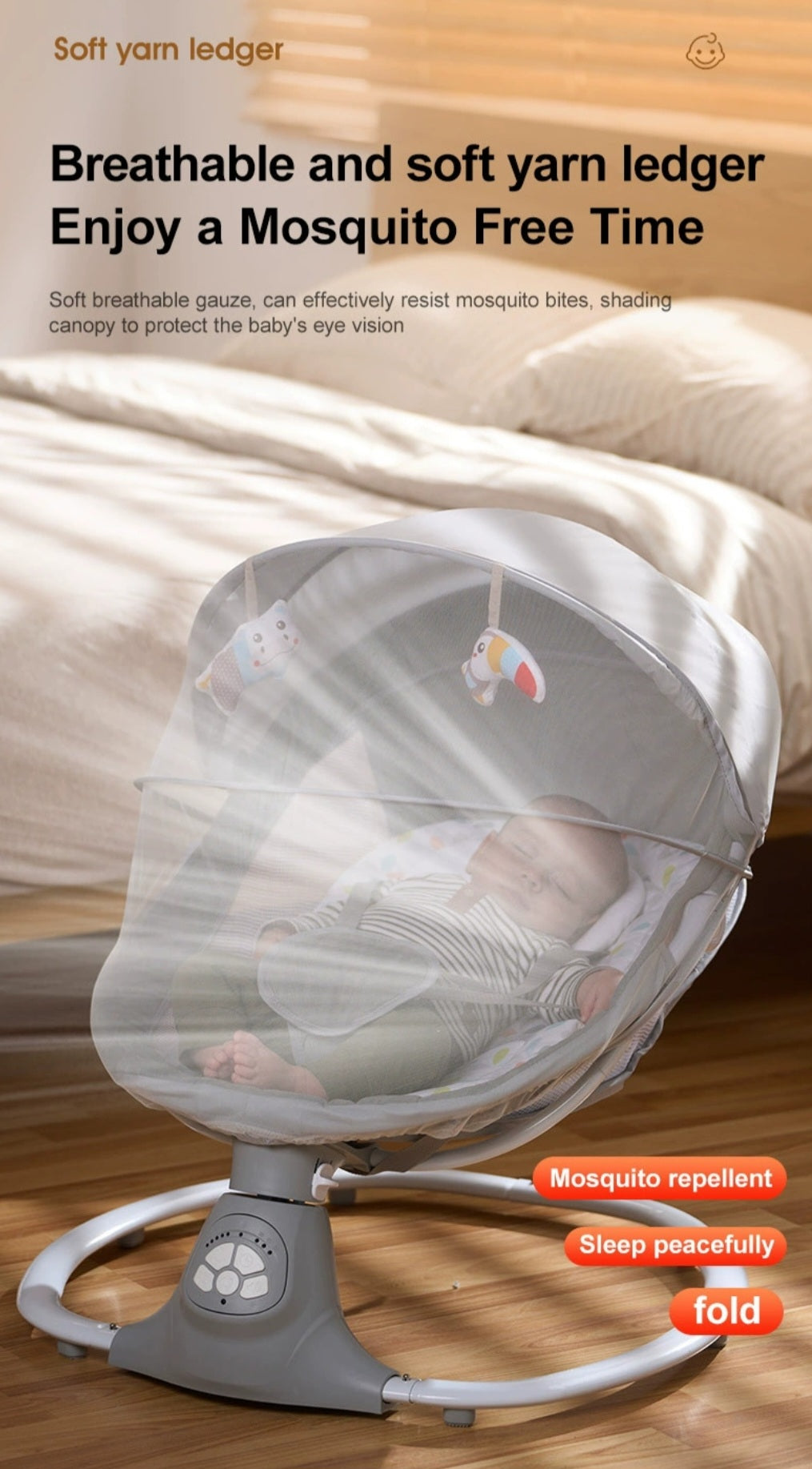 Smart Baby Rocking Swing Chair