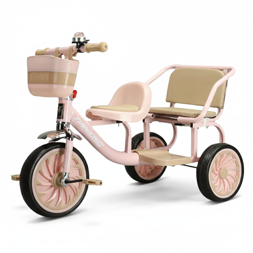 Two Seats Double Tricycle بسكليت ٣ دواليب