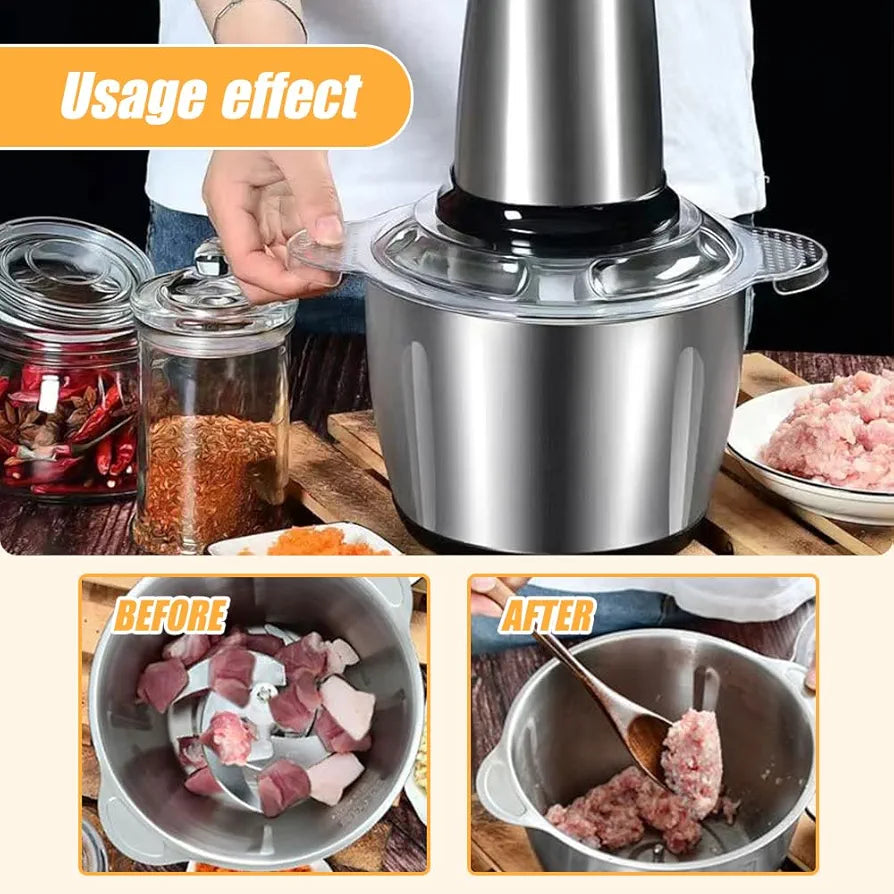Meat Grinder / Food Processor 3Ltr 250W محضر طعام كهربائي