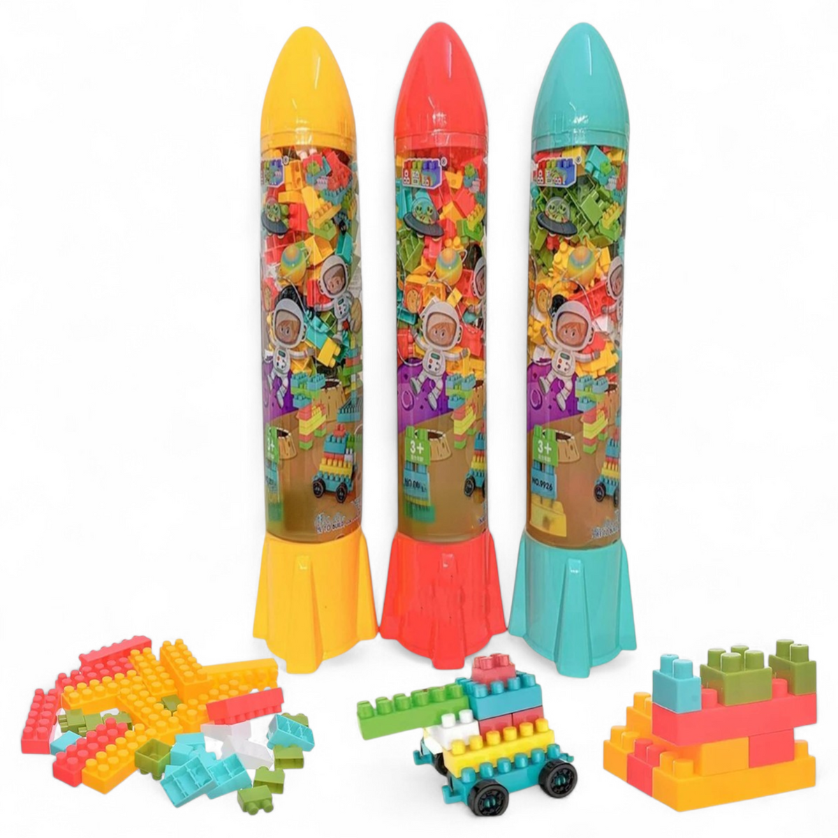 Rocket Building Blocks 370 Pcs مكعبات تركيب