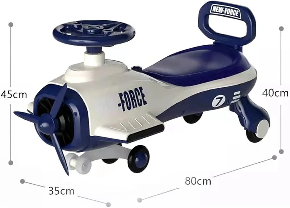 Plane Plasma Ride-On Car With Music & Light سيارة بلازما