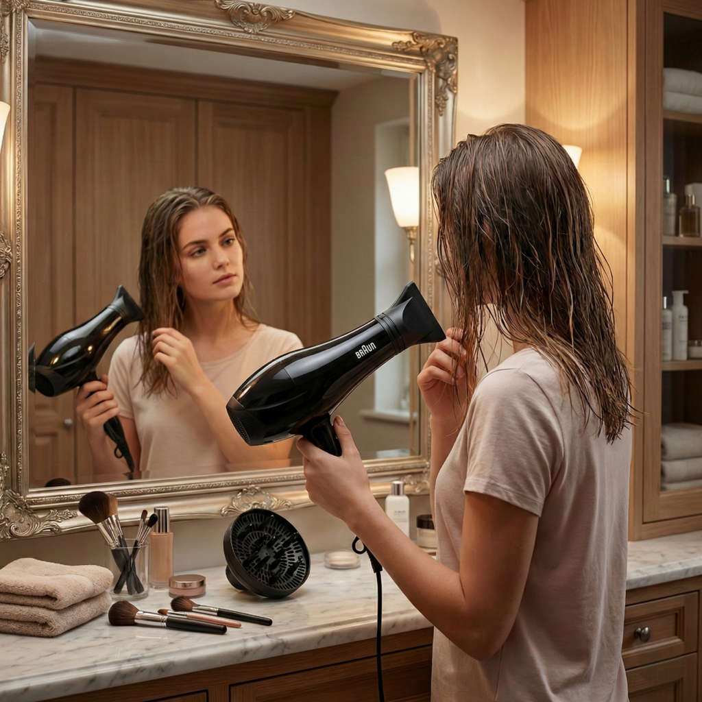 BRAUN Hair Dryer 5000W سشوار مجفف شعر