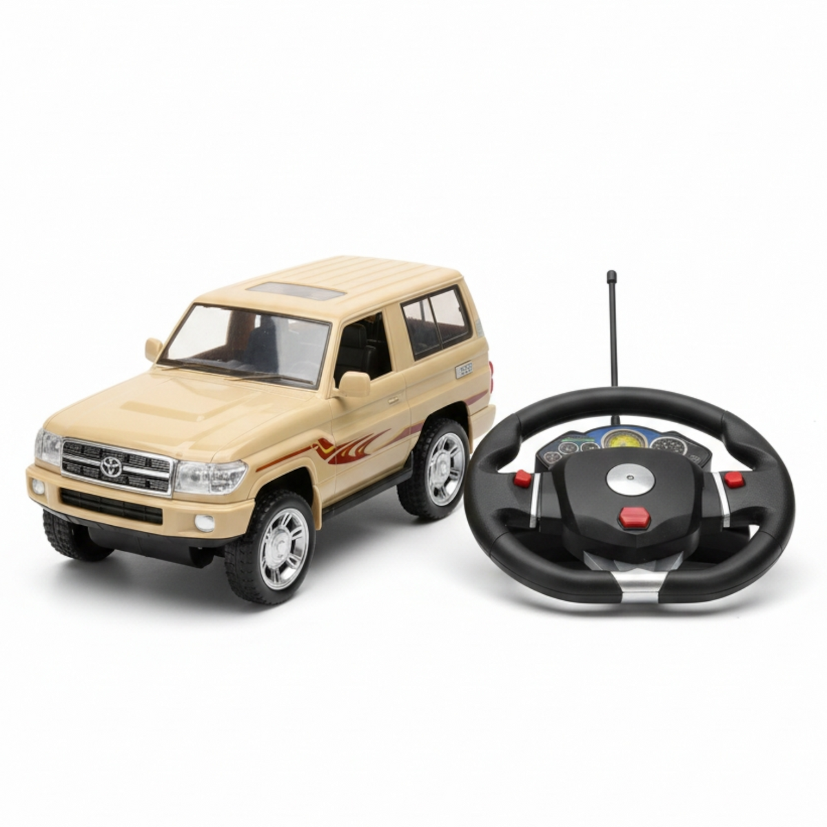 Rechargeable RC Land Cruiser Model Car