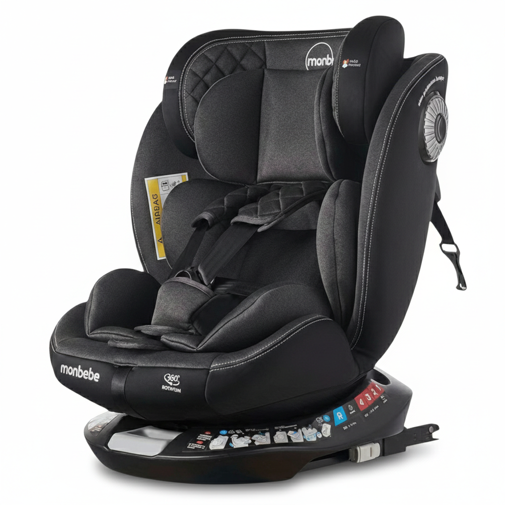 Monbebe 360° Rotation Isofix Car Seat كرسي سيارة
