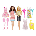 Barbie Doll Toy Set لعبة باربي مع فساتين
