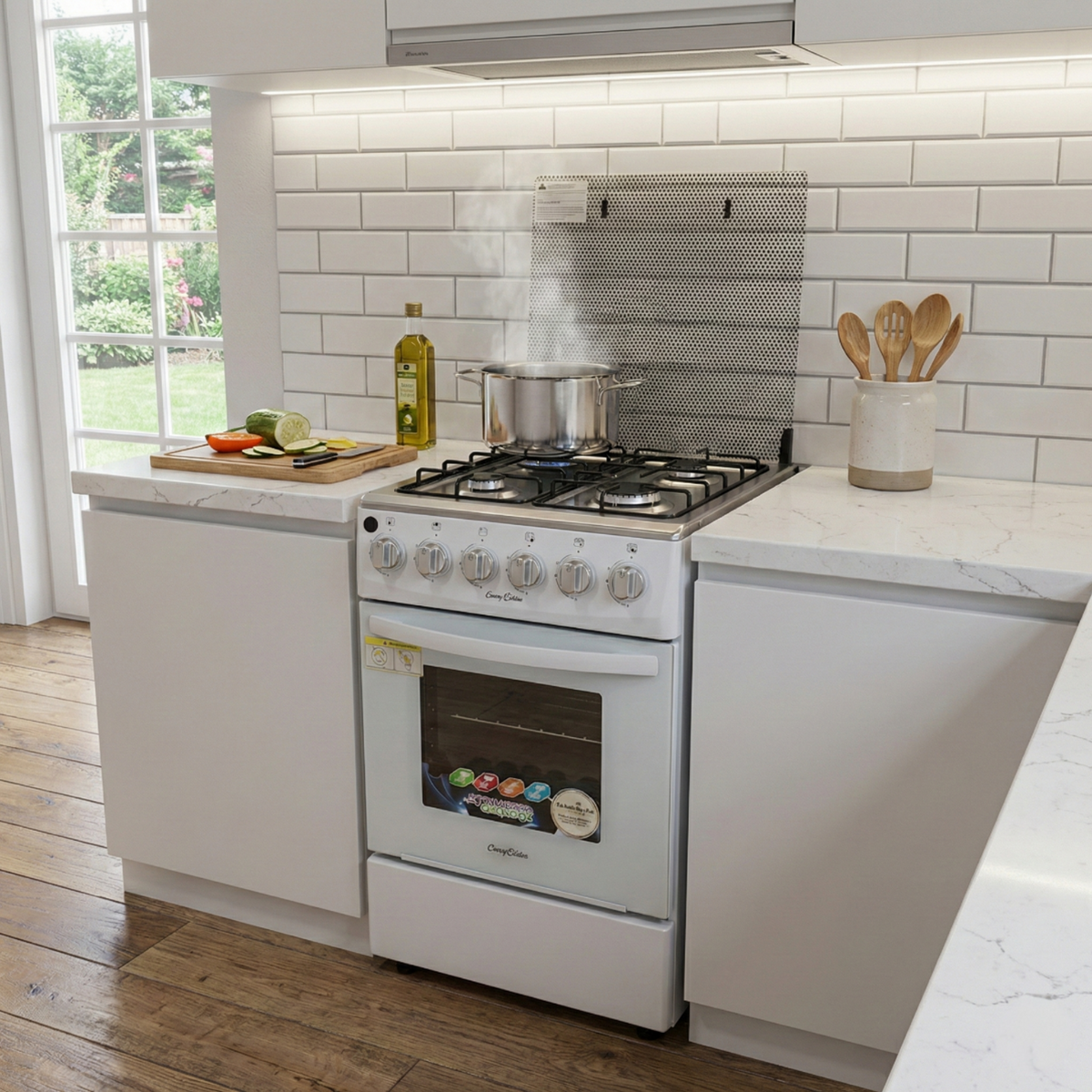 Union Gas 4 Burners Gas Stove 50cm غاز مع فرن