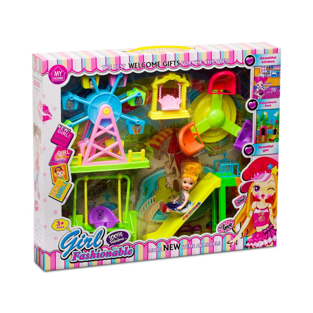 Amusement Park Toy Set لعبة مدينة هلاهي