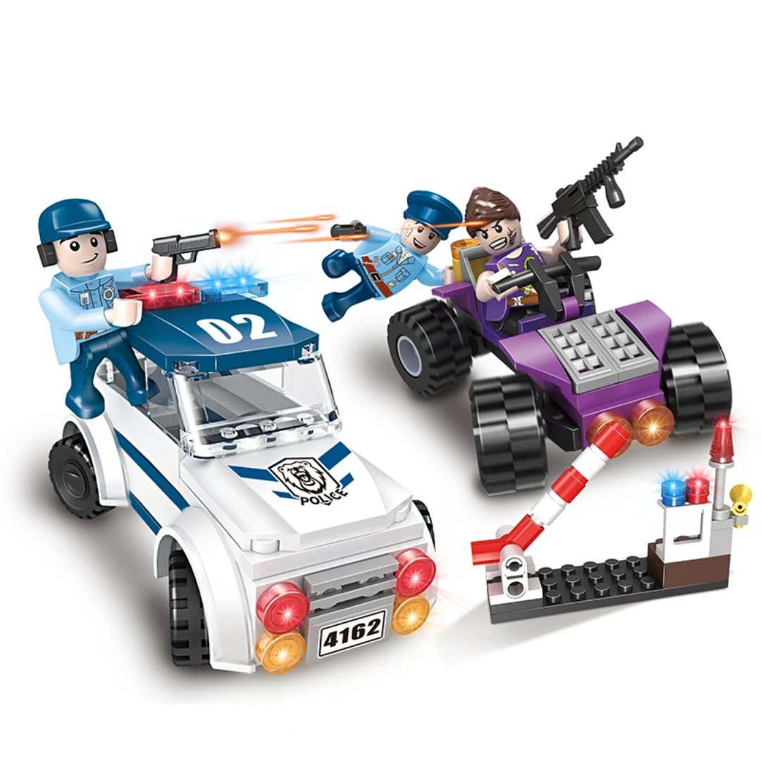 COGO Police Lego Set 166 Pcs Building Blocks مكعبات تركيب
