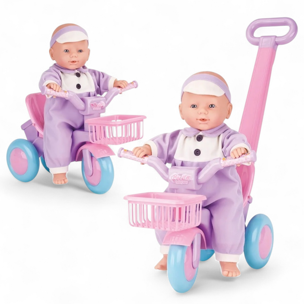 Baby Doll With Tricycle لعبة مع بسكليت
