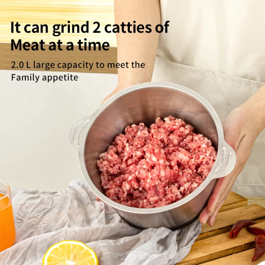 Meat Grinder / Food Processor 2Ltr 200W محضر طعام كهربائي