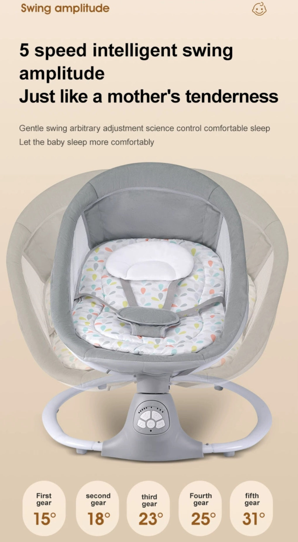 Smart Baby Rocking Swing Chair