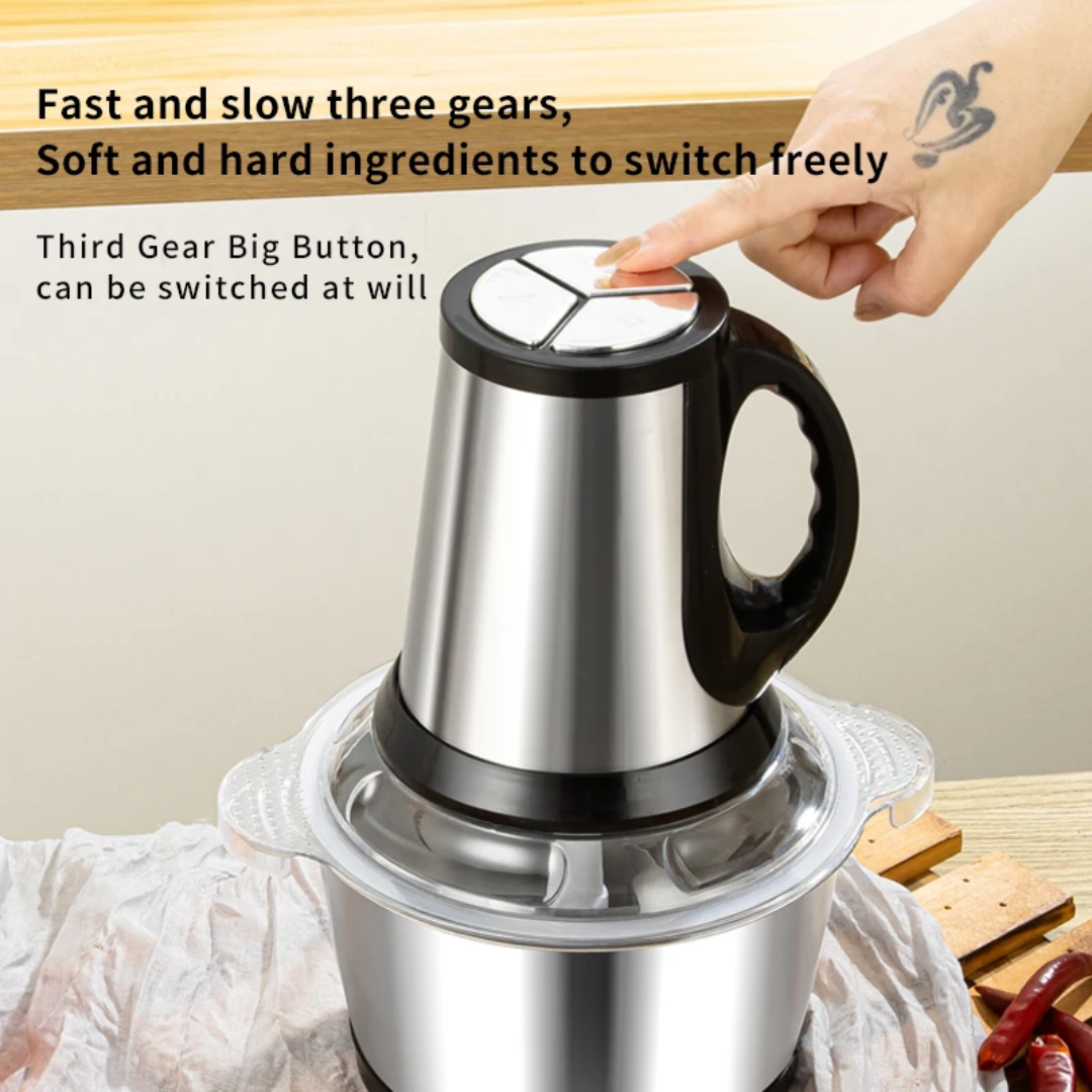 Meat Grinder / Food Processor 2Ltr 200W محضر طعام كهربائي