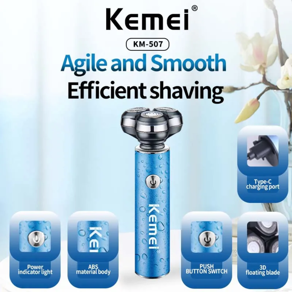 Kemei Rechargeable Shaver مكنة حلاقة