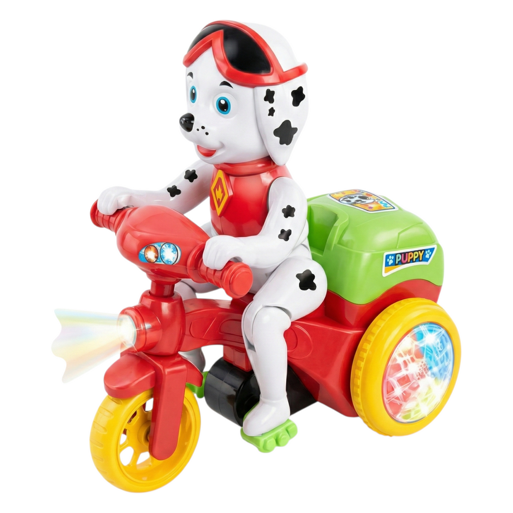 Bump & Go Puppy Motorcycle Toy