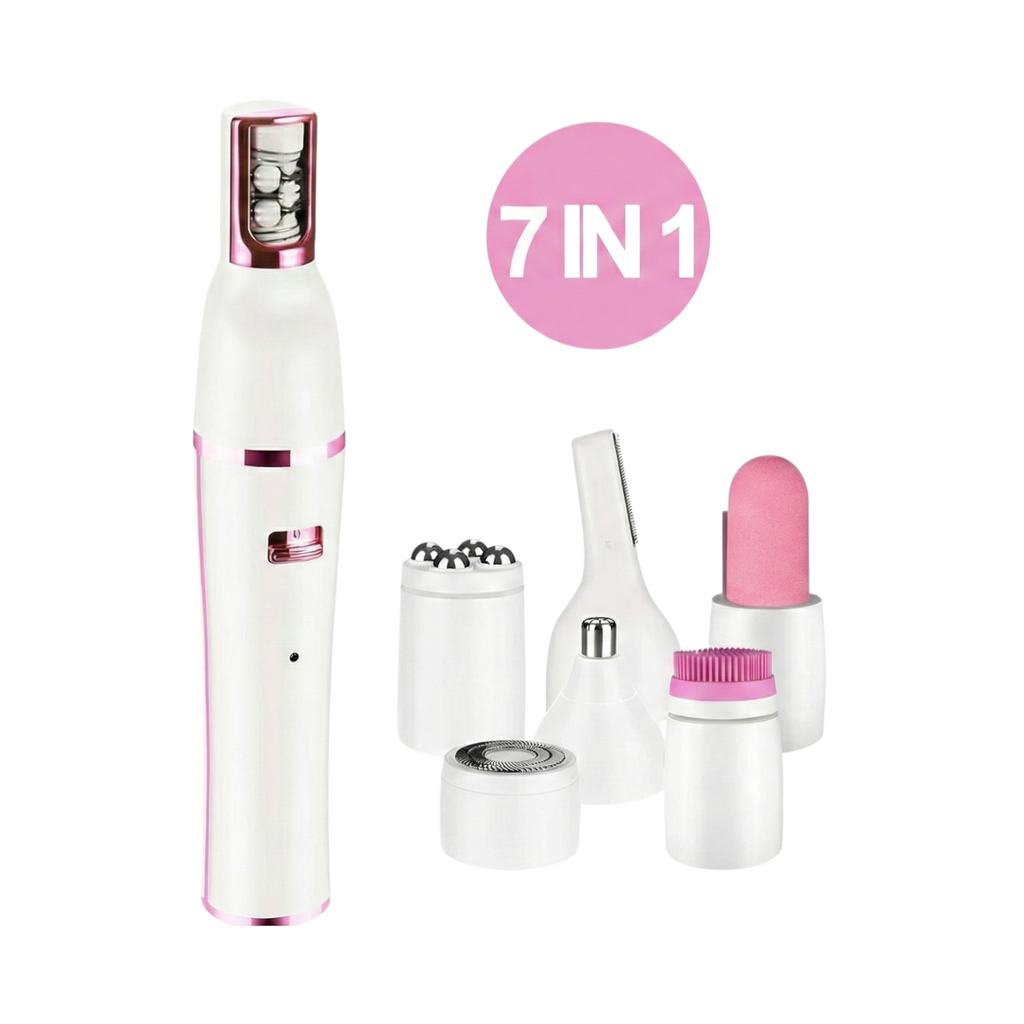 Kemei 7 In 1 Wet/Dry Women Rechargeable Shaver ماكينة إزالة شعر نسائية