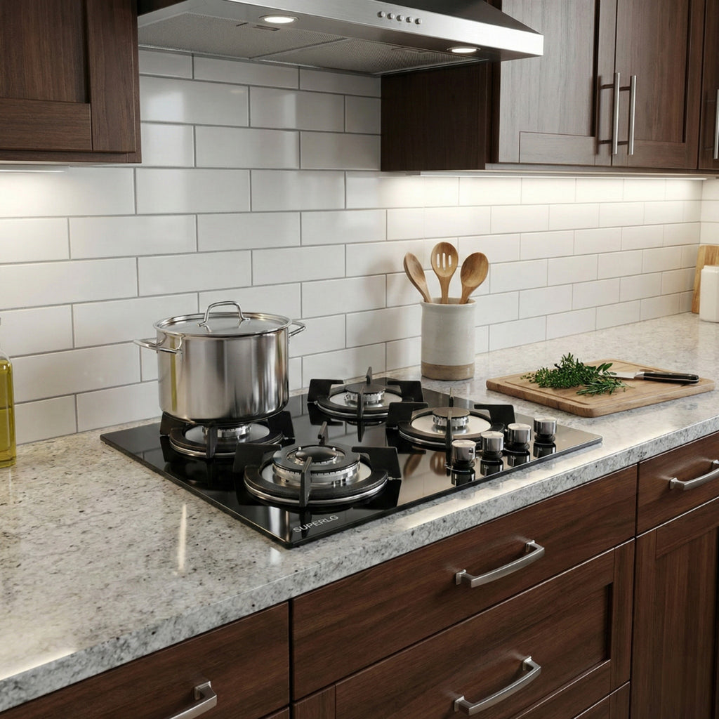 SuperLG 4 Burners Built-in Gas Hob 60cm غاز انكستريه