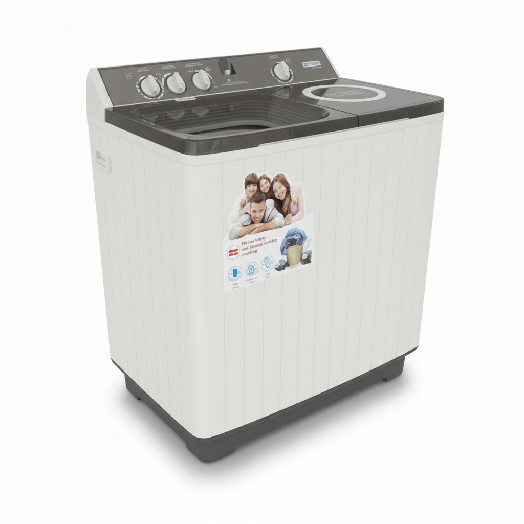 Fresh Twin Tub Washing Machine 18Kg غسالة جرنين