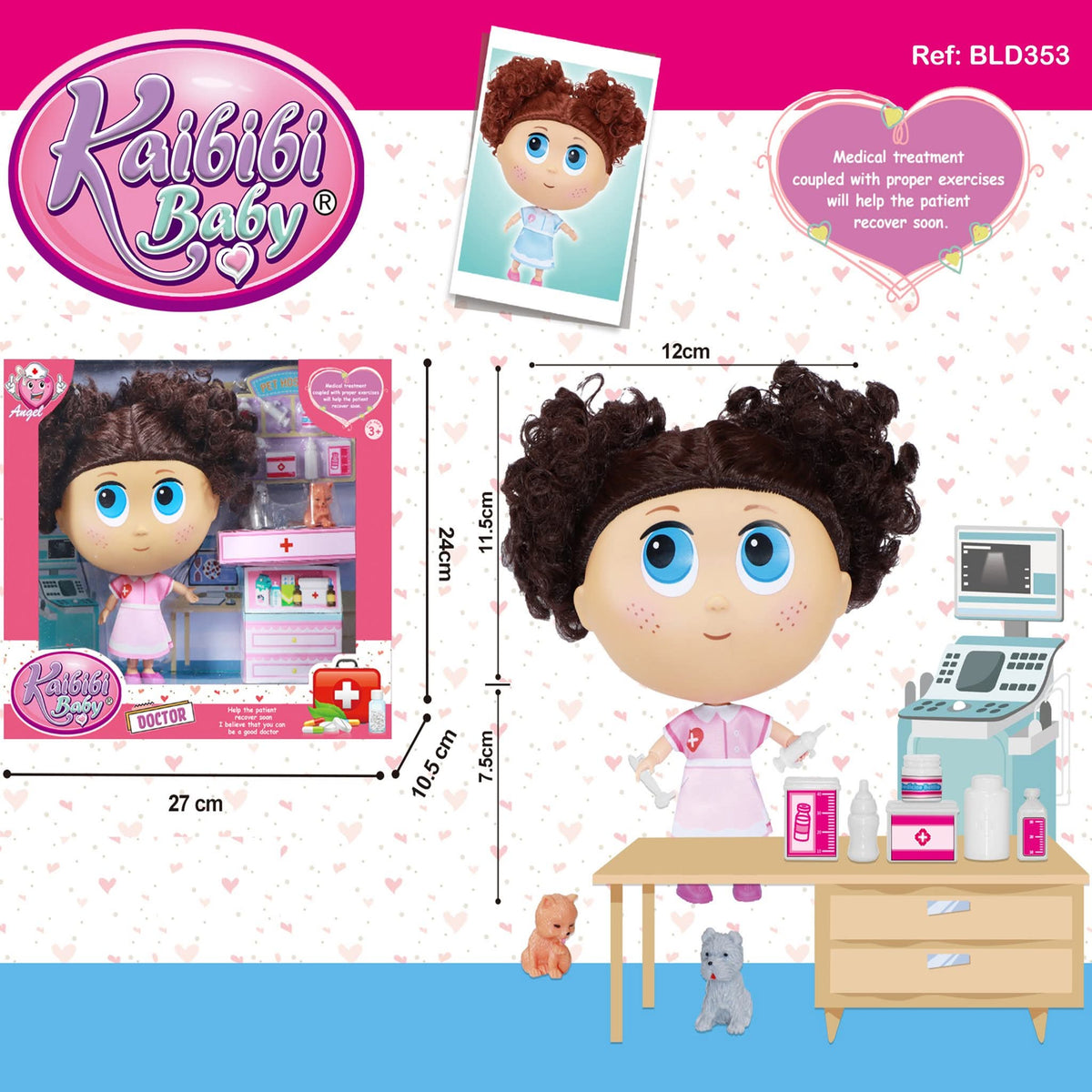 Kaibibi Doctor Doll Set