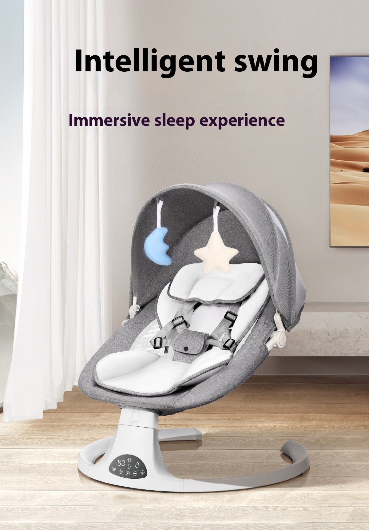 Modern Bluetooth Electric Baby Swing Chair
