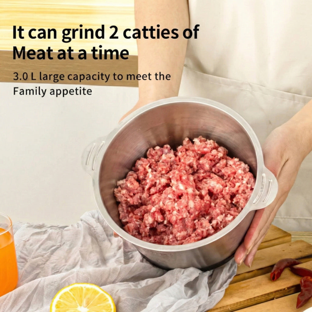 Meat Grinder / Food Processor 3Ltr 250W محضر طعام كهربائي