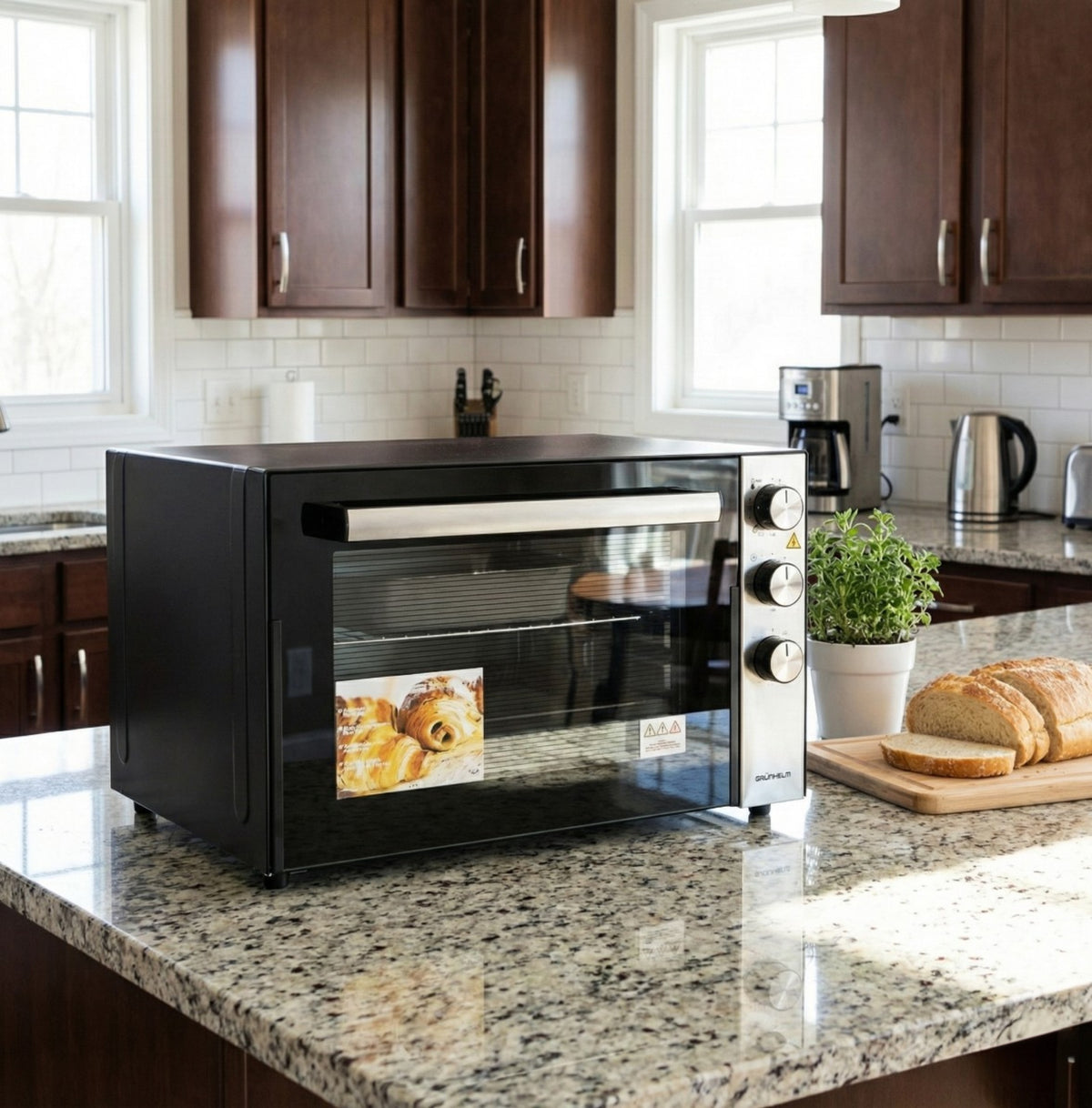 Grunhelm Electric Oven 70Ltr 2500W فرن كهربائي
