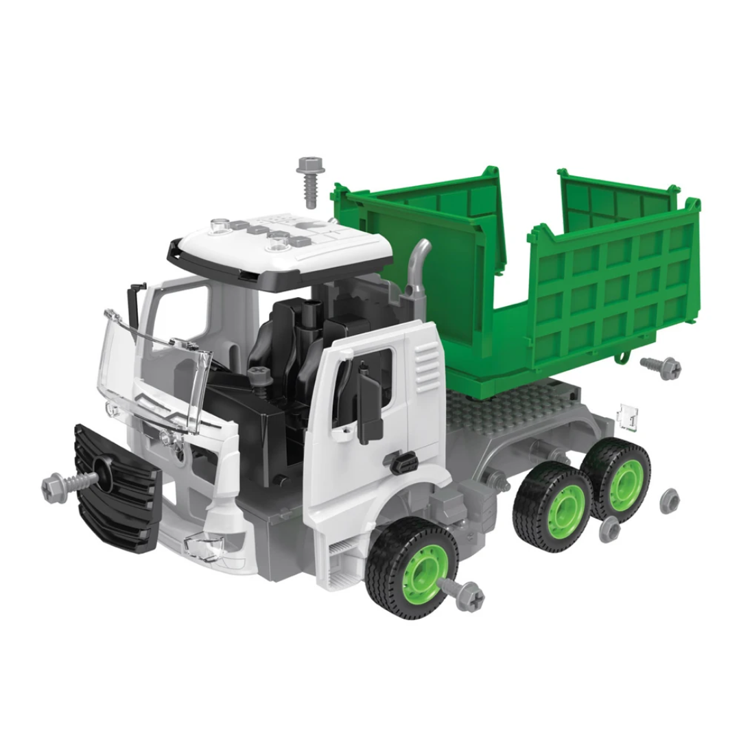 DIY Light Garbage Truck 47 Pcs