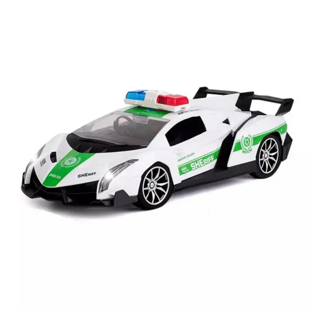 Rechargeable RC Police Model Car