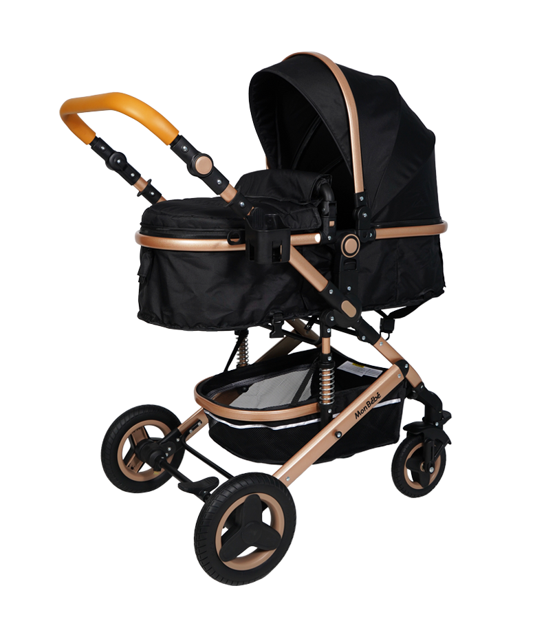 Baby Stroller Travel System Set عرباية أطفال بورت + كرسي هزاز + شنطة