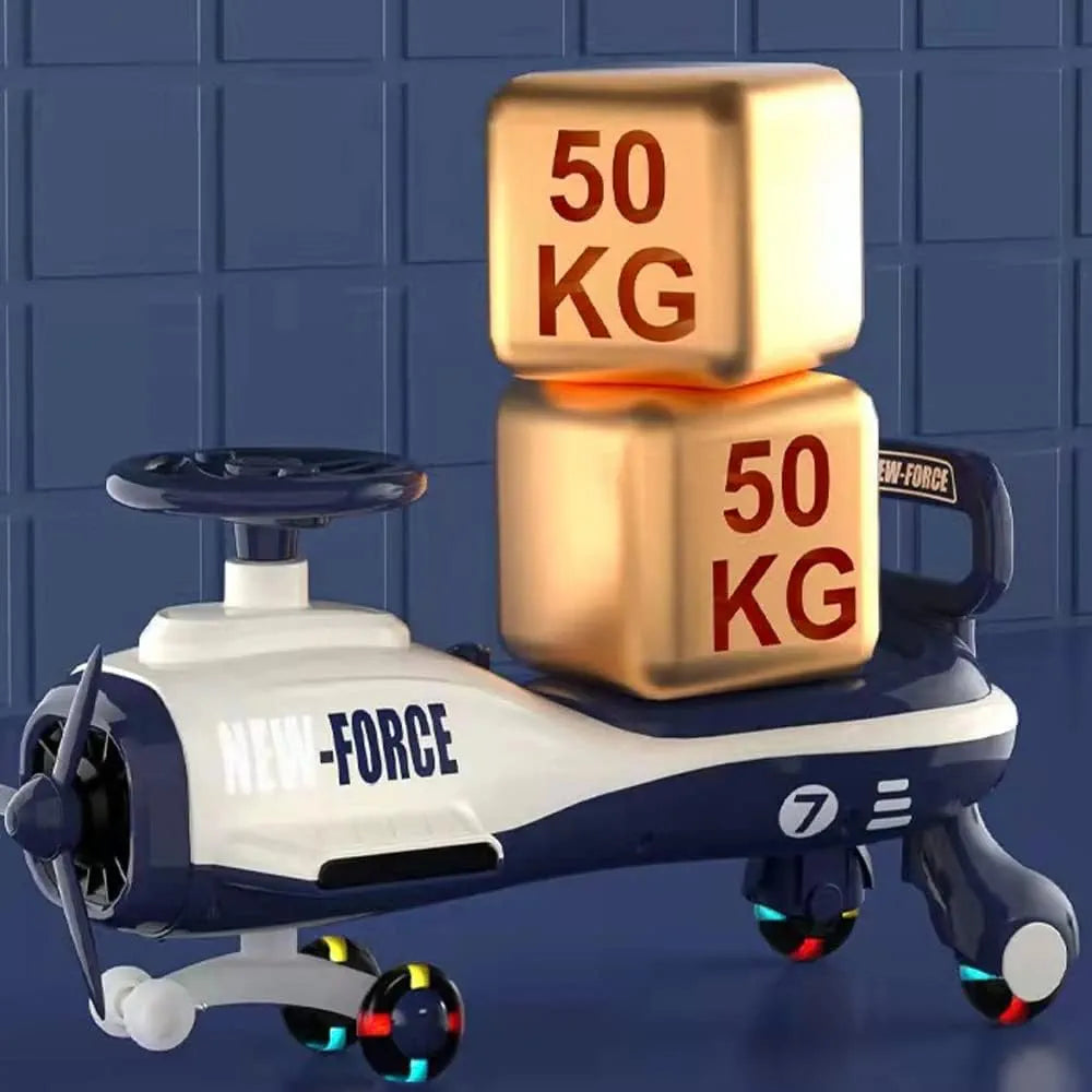 Plane Plasma Ride-On Car With Music & Light سيارة بلازما
