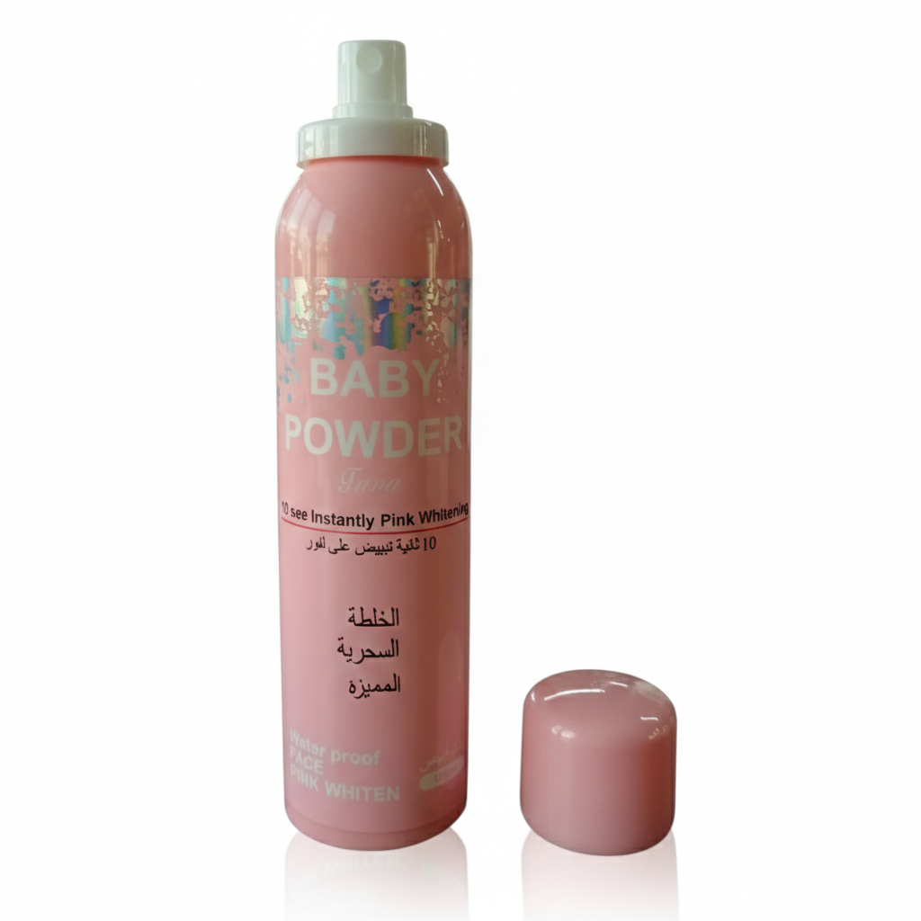 Waterproof Instant Whitening Baby Powder 180ml
