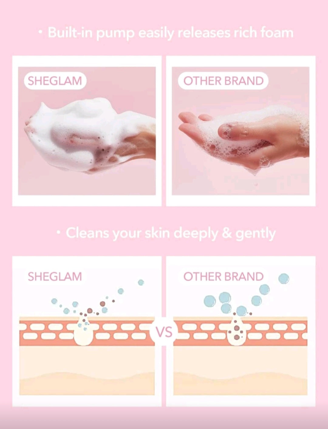 Sheglam Clear Perfumes Cleansing Mousse 100ml