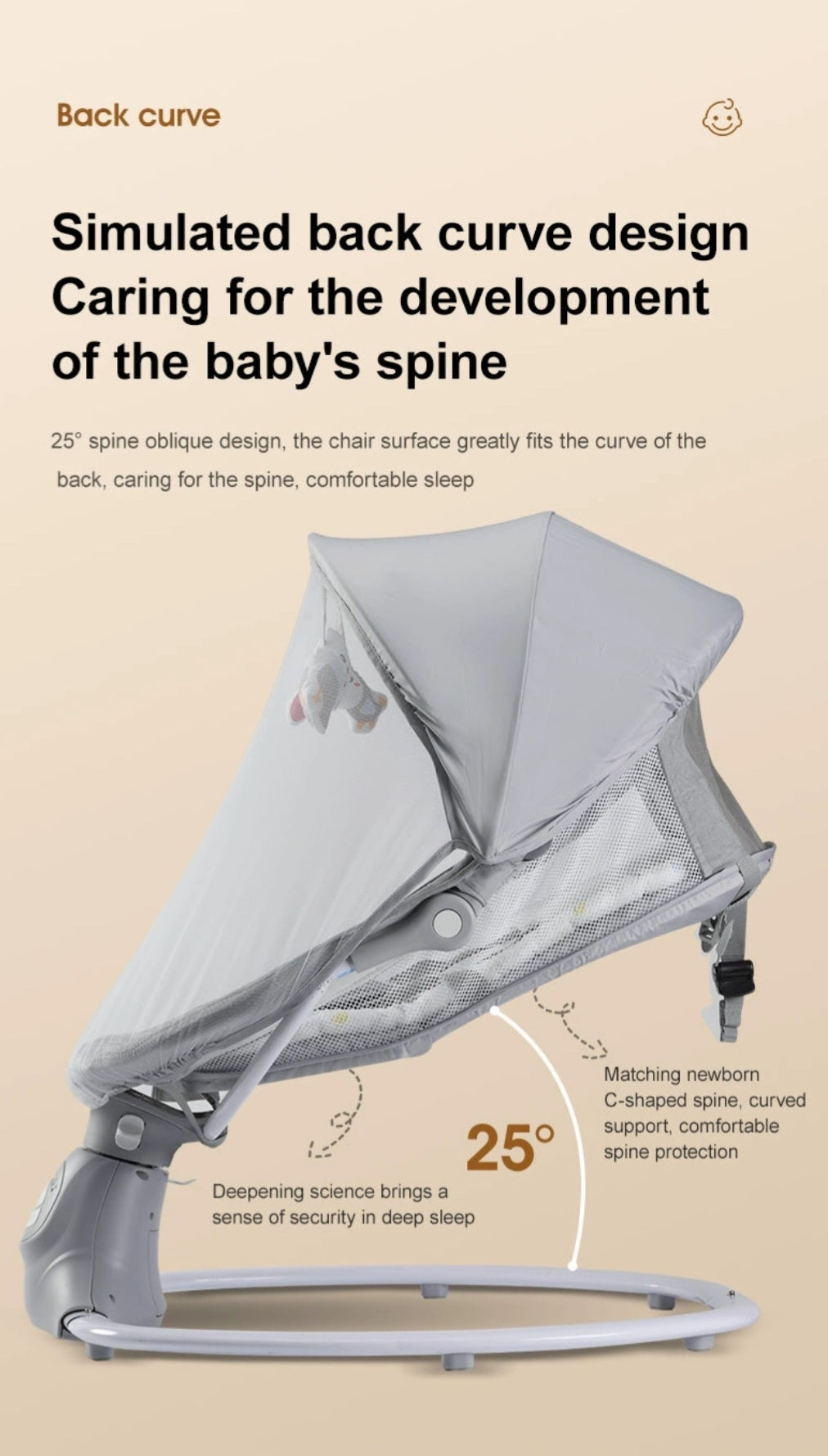 Smart Baby Rocking Swing Chair