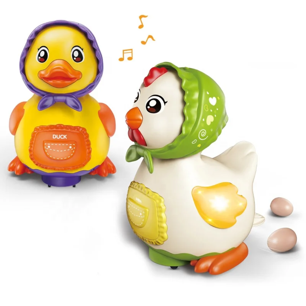 Bump & Go Hen Toy
