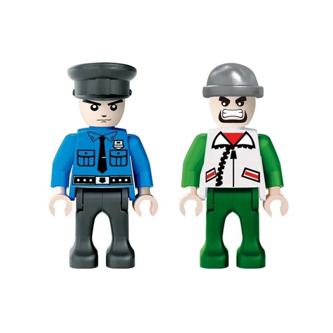 COGO Police Patrol Lego Set 164 Pcs Building Blocks مكعبات تركيب
