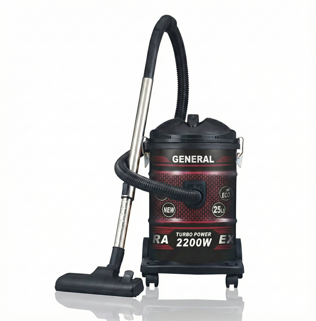 General 2200W Drum Vacuum Cleaner مكنسة كهربائية