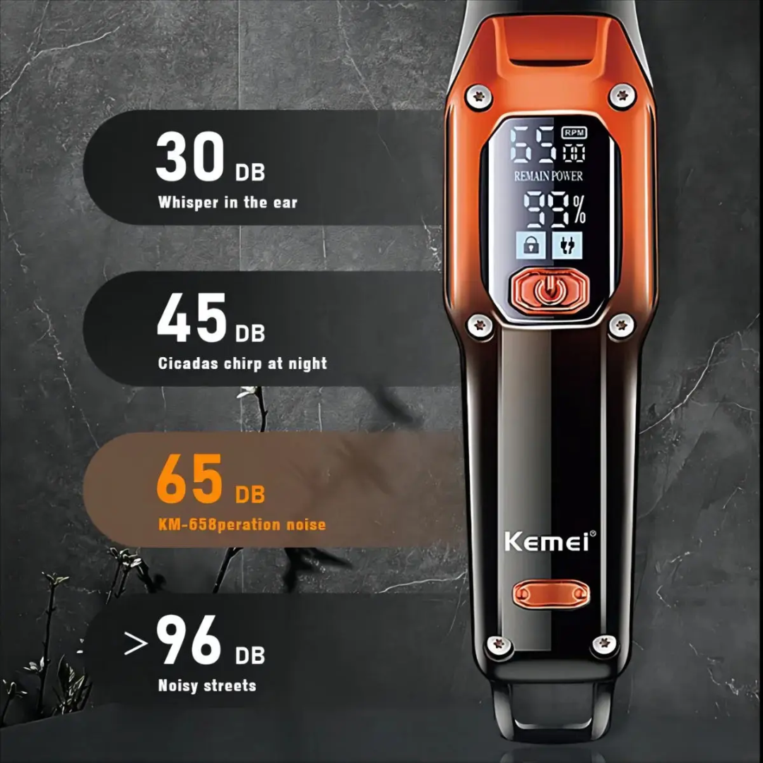Kemei Rechargeable Clipper / Trimmer مكنة حلاقة