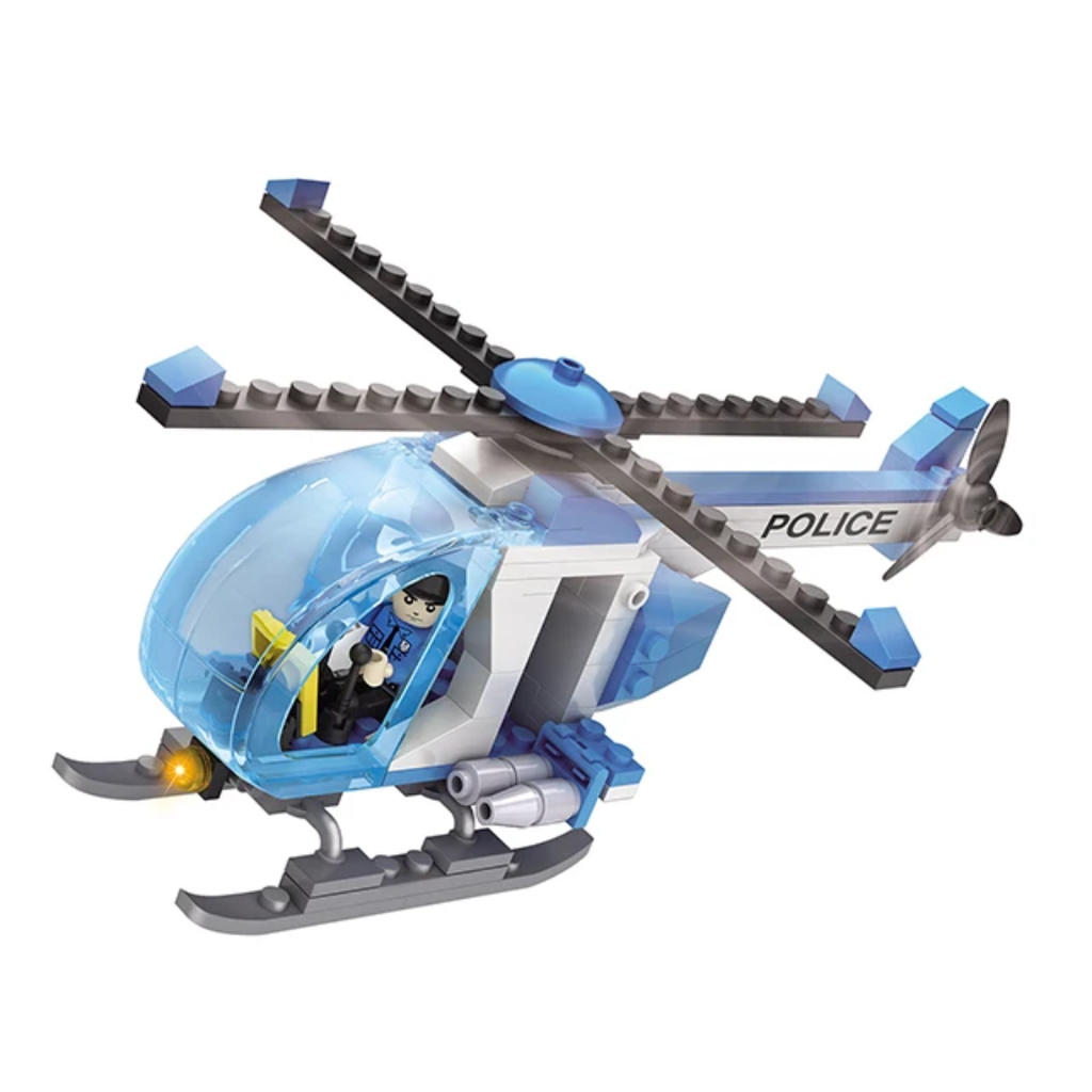 COGO Police Patrol Lego Set 164 Pcs Building Blocks مكعبات تركيب