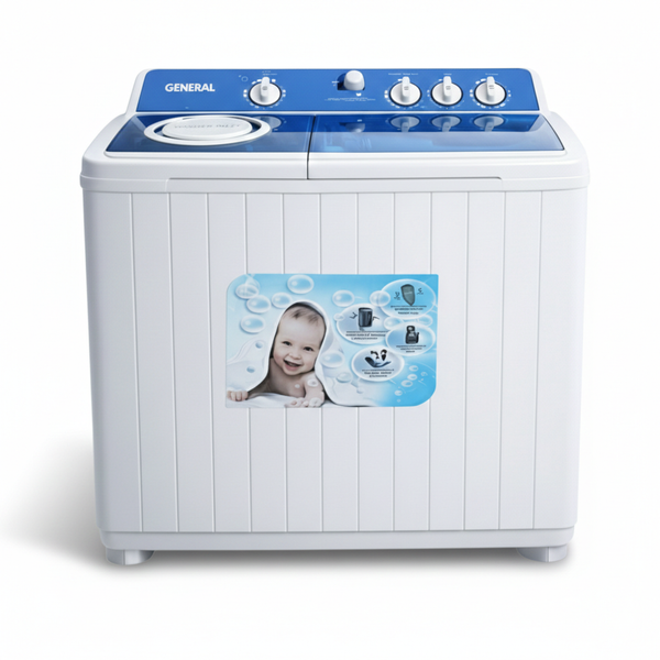General Power Twin Tub Washing Machine 20Kg غسالة جرنين