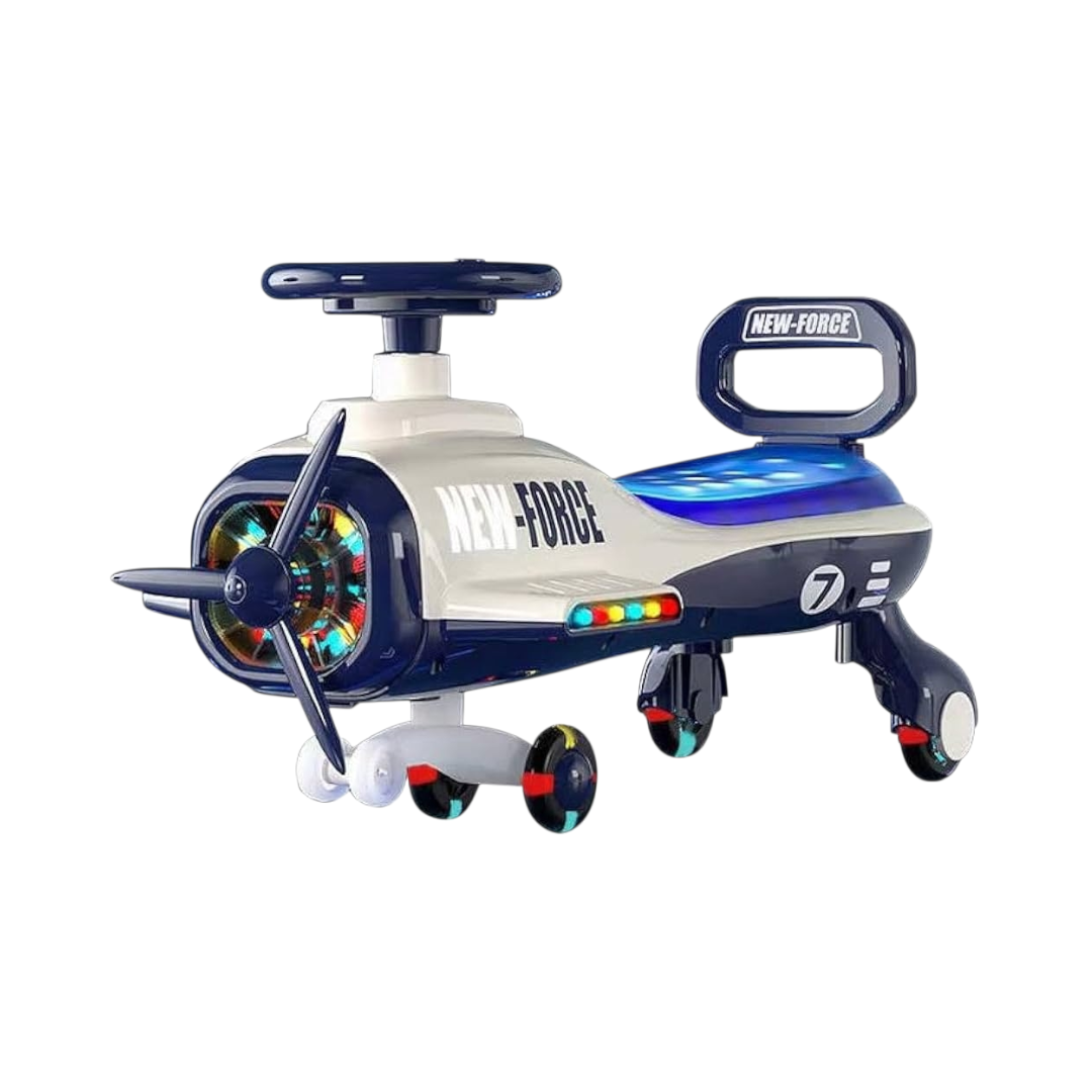 Plane Plasma Ride-On Car With Music & Light سيارة بلازما