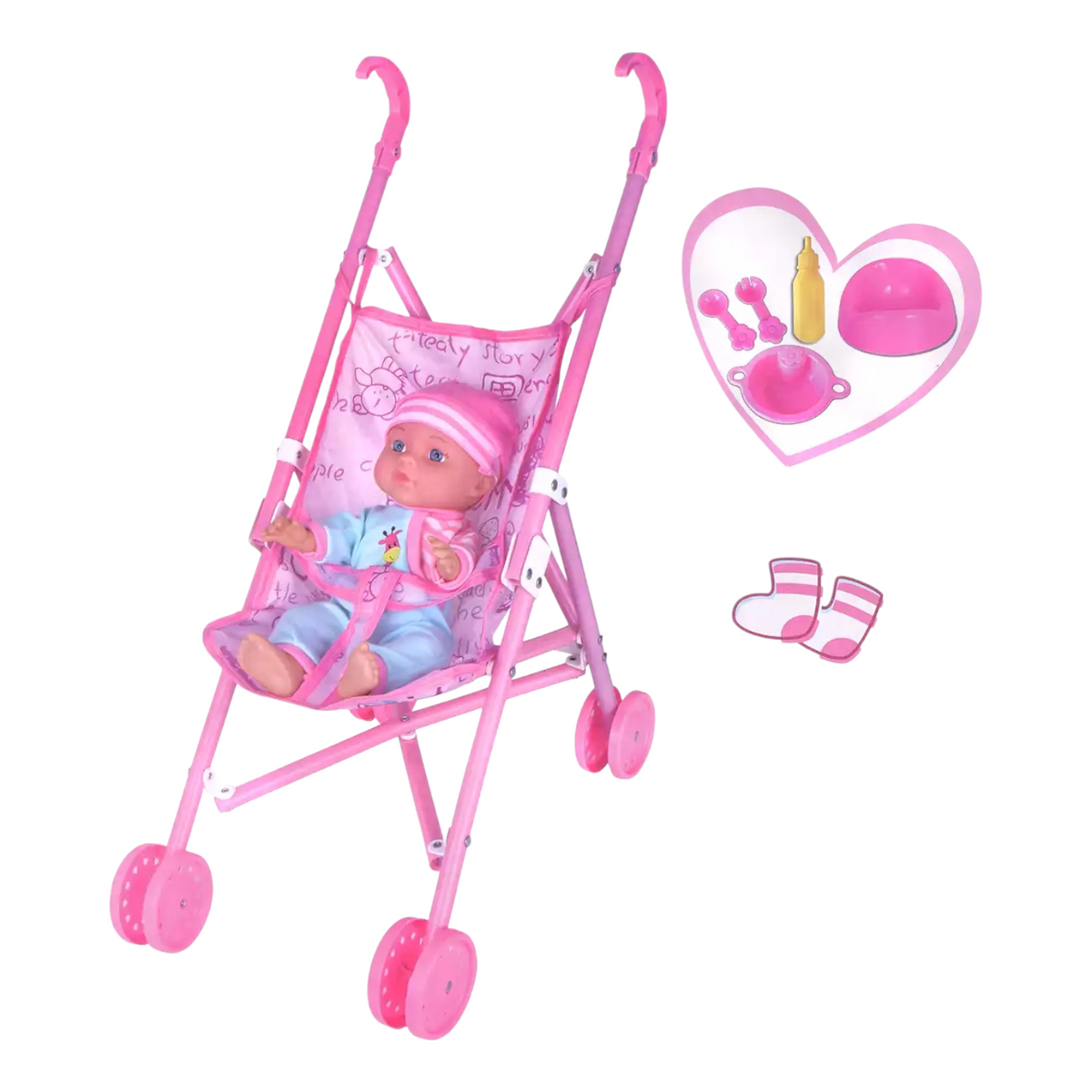 Doll With Buggy لعبة مع عرباية