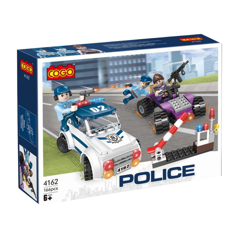 COGO Police Lego Set 166 Pcs Building Blocks مكعبات تركيب