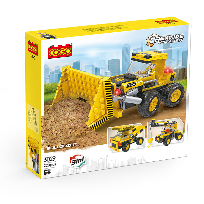 COGO 3 in 1 Creator Block Lego Set 220 Pcs Building Blocks مكعبات تركيب