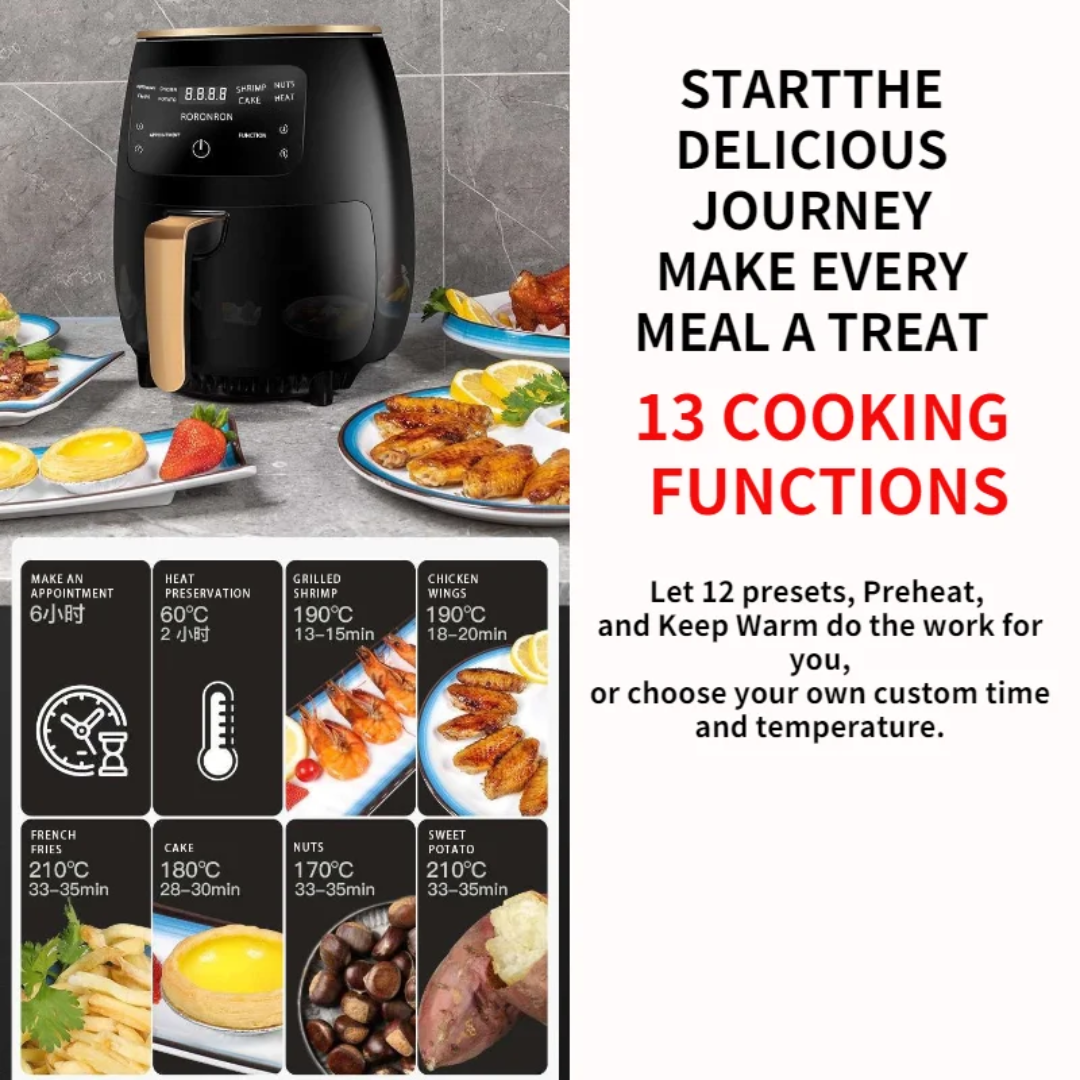 Silver Crest Air Fryer 2400W, 6Ltr قلاية هوائية