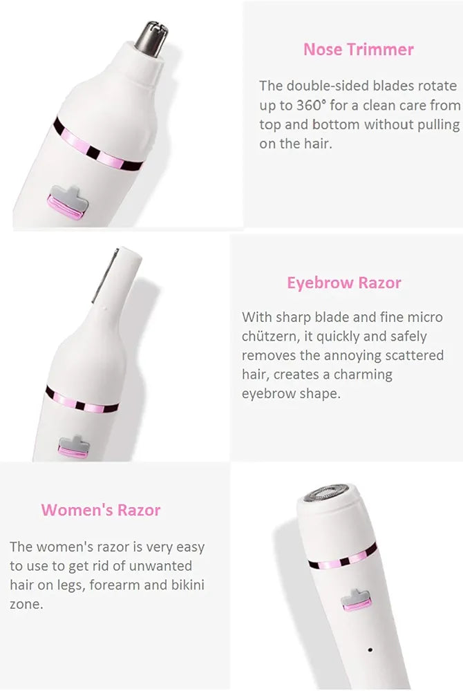 Kemei 7 In 1 Wet/Dry Women Rechargeable Shaver ماكينة إزالة شعر نسائية