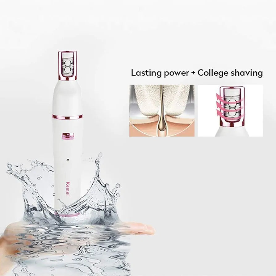 Kemei 7 In 1 Wet/Dry Women Rechargeable Shaver ماكينة إزالة شعر نسائية