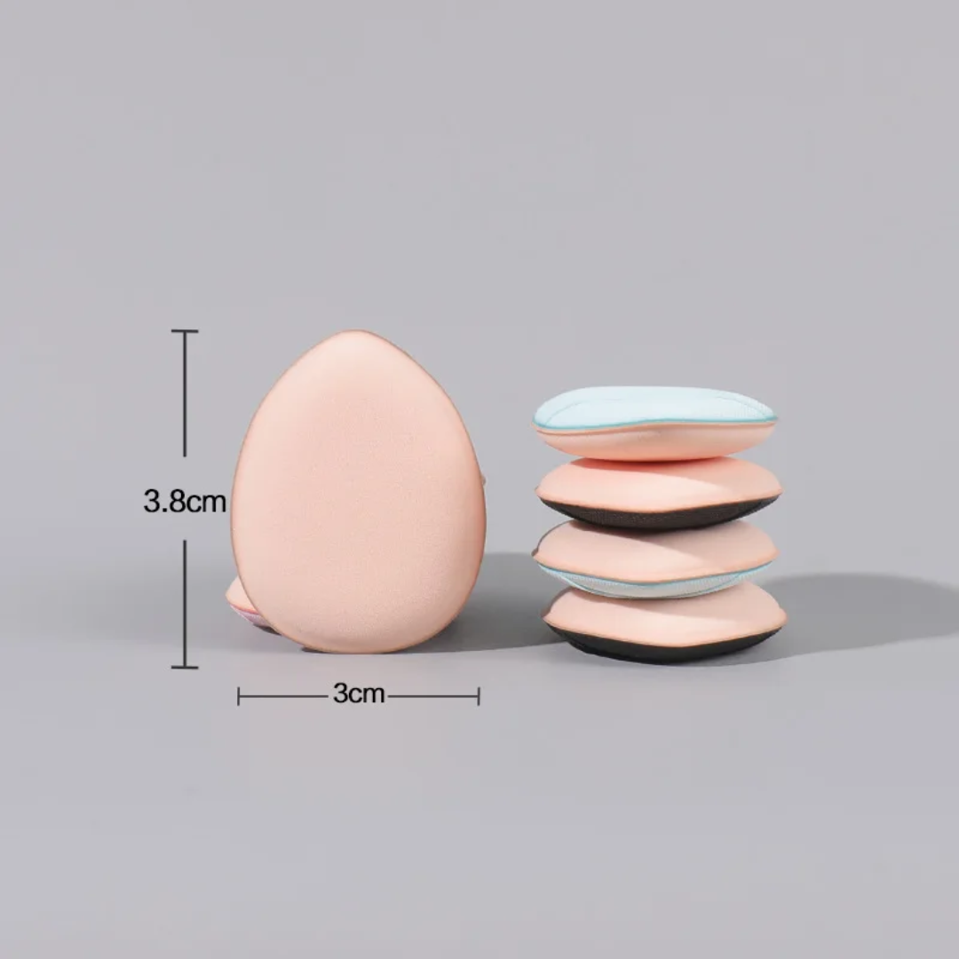 Monvku 10-Piece Mini Finger Powder Puffs